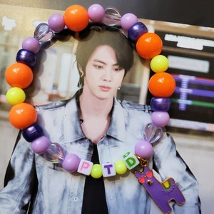 BTS PTD Concert Permission to Dance Jin Beaded Bracelet