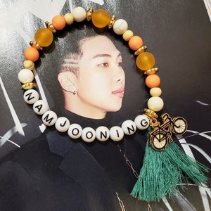BTS RM Namjooning Handgefertigtes Perlenarmband