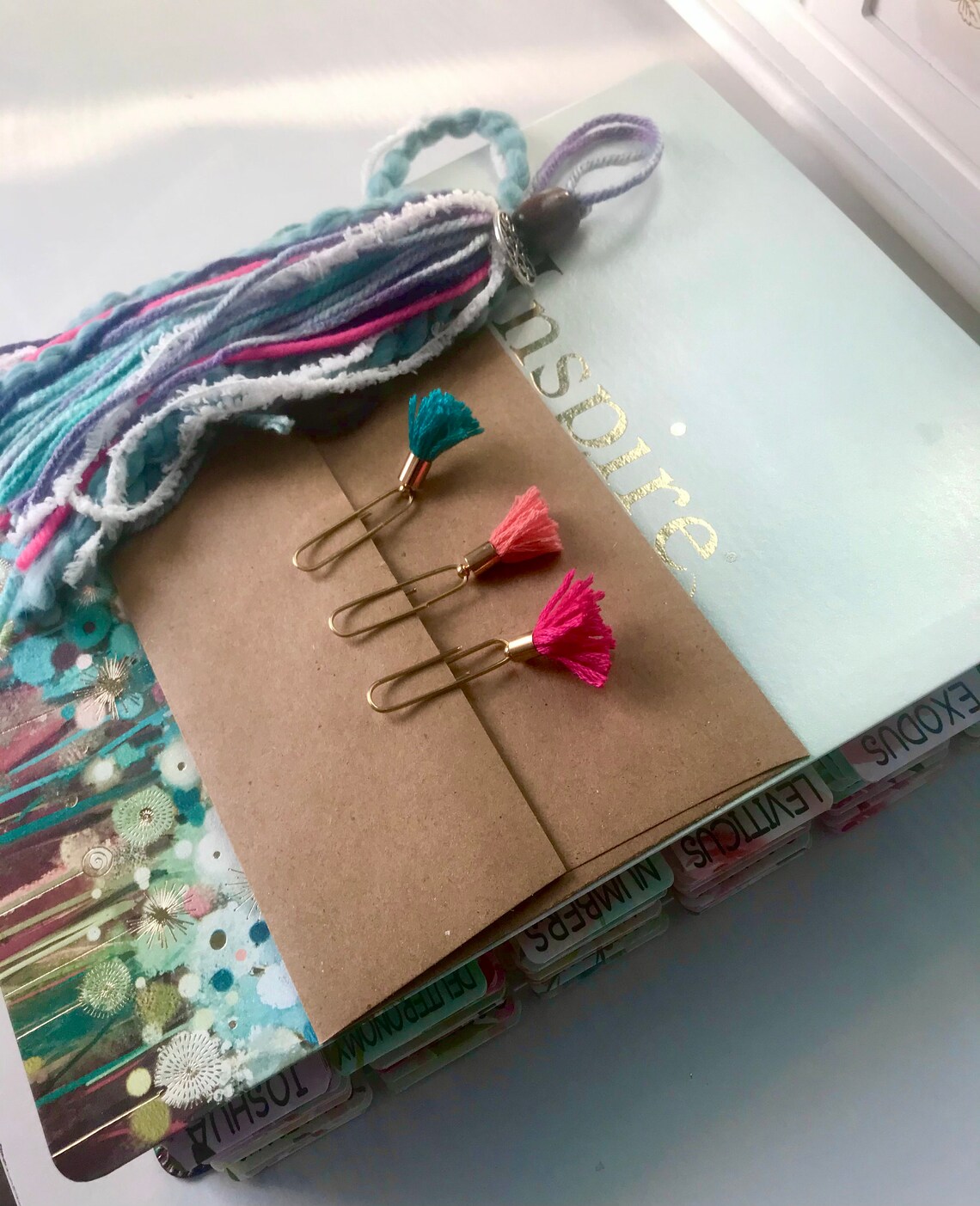 NLT Large Print Journaling Bible Bundle Bible Tassel Etsy