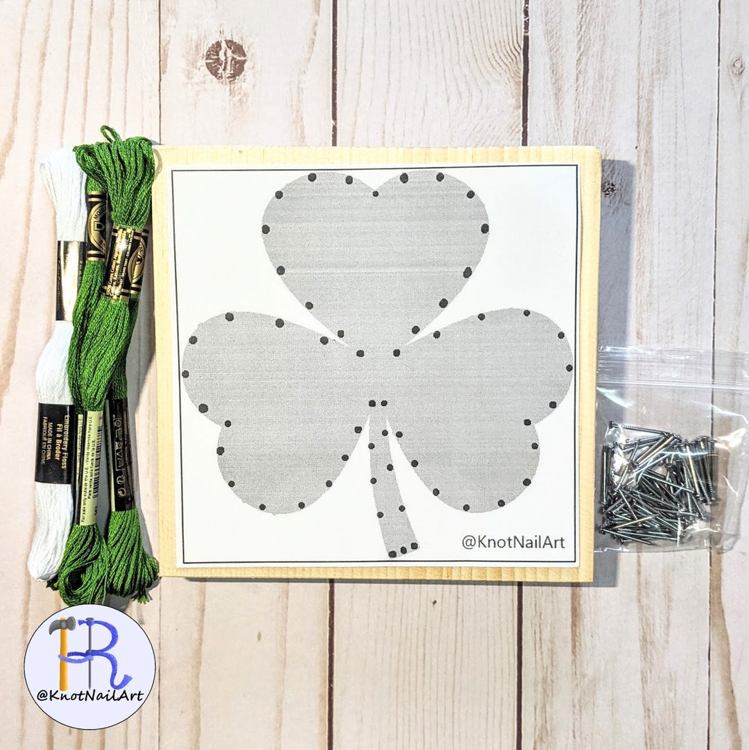 DIY String Art Kit: Clover 5.5