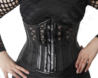 Corsetto Donne SZIVYSHI - Bustino In Pizzo Push Up - Vita Stretta Con Lacci Regolabili - Shapewear - Foto 6