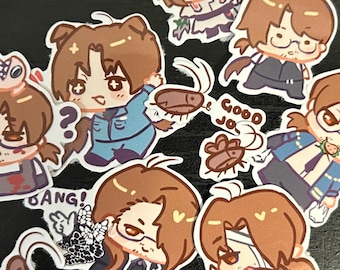 limbus gregor sticker pack | water resistant die cut stickers