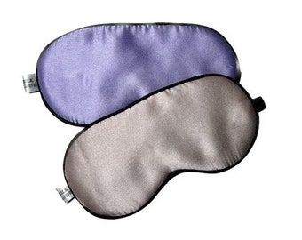 Seide Augenmaske, Für Kinder, Rosa, Flieder, Maske für die Kleinen, Schlafmaske, Geburtstagsgeschenk für Kinder, Weihnachtsgeschenk, verstellbar, wiederverwendbar, waschbar