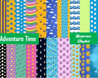 Adventure Time Digital Paper