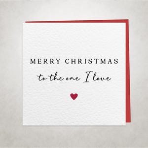 Feliz Natal para quem eu amo | Cartão de Natal minimalista e neutro para namorado, namorada, marido, esposa, companheiro(a)