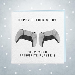 Fijne Vaderdag-gamerkaart | Van je favoriete speler 2 | Grappige kaart voor gamingvader