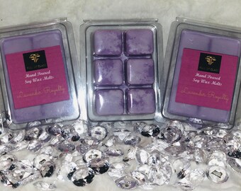 Lavender Royalty / Cera de soja natural de larga duración se derrite