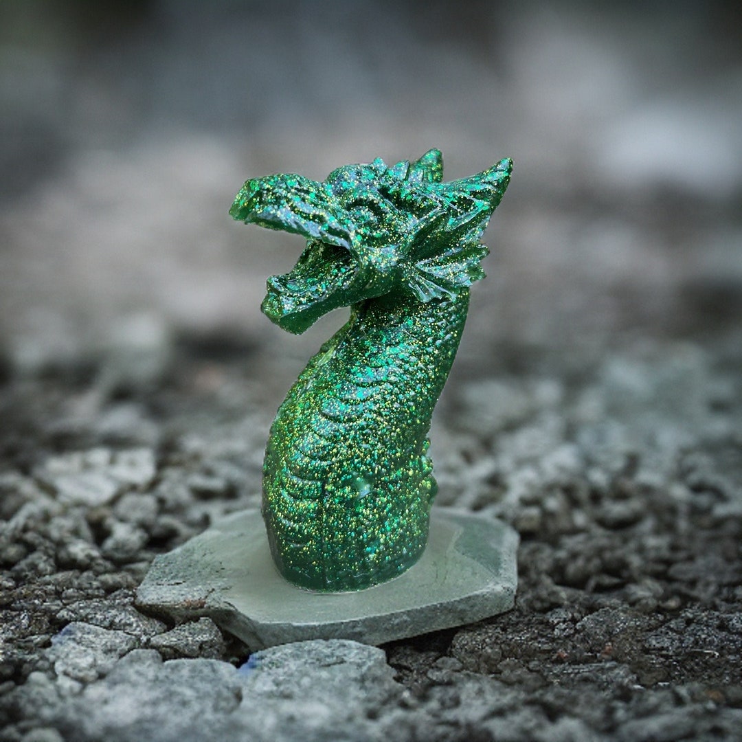 Resin Dragon Head Statue, Dragon Figurines Etsy
