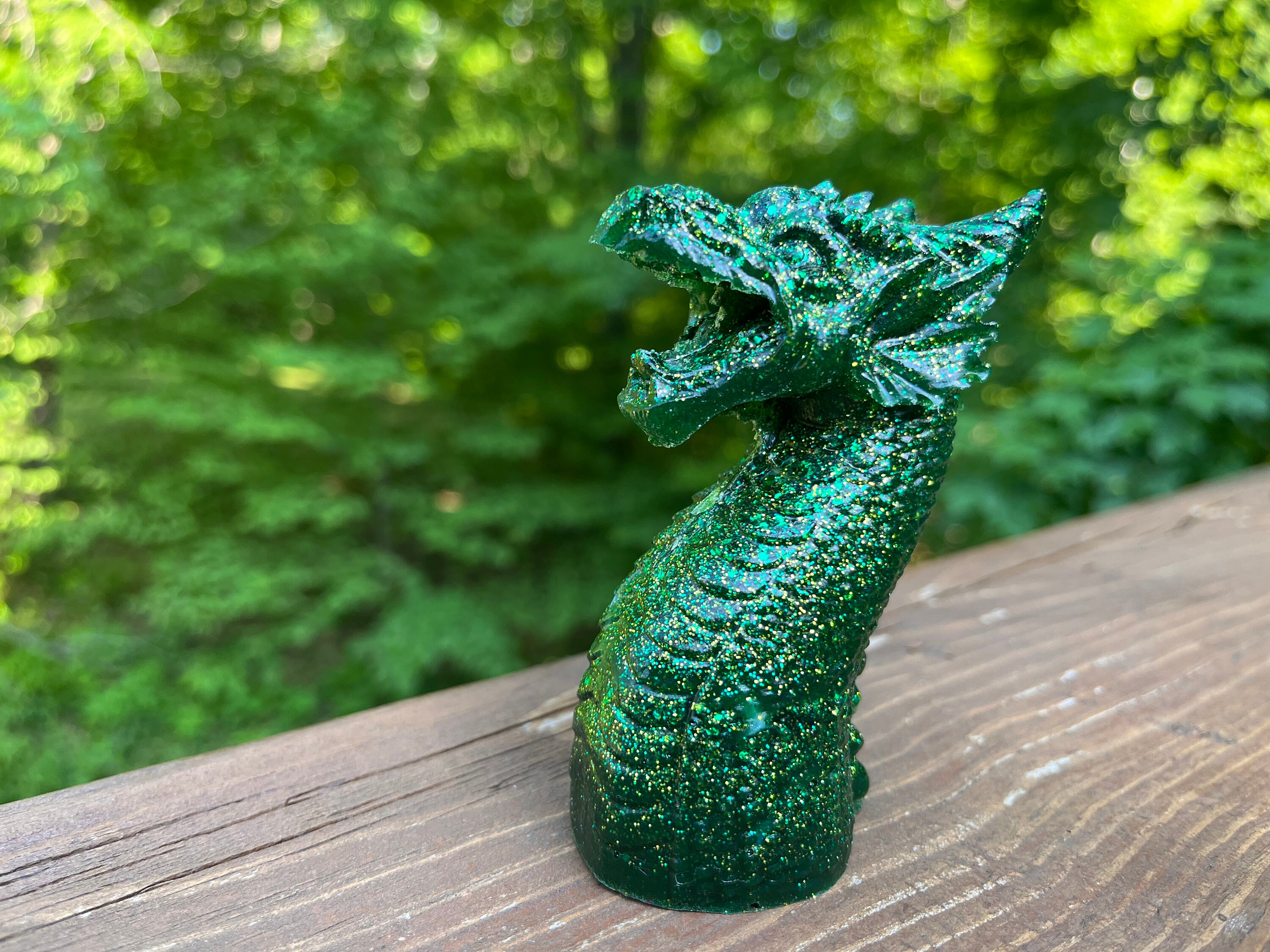 Resin Dragon Head Statue Dragon Figurines Etsy