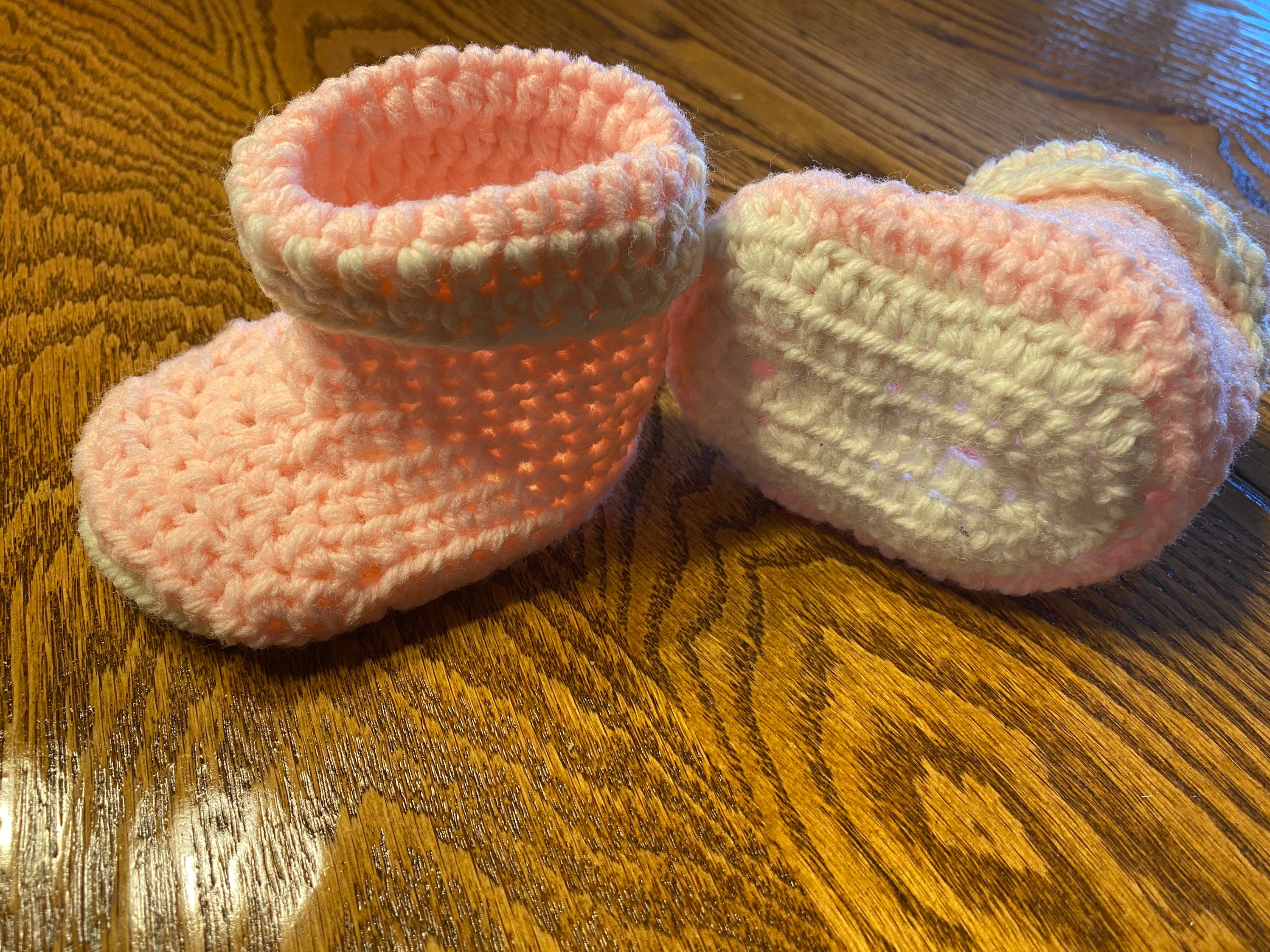 handmade baby booties