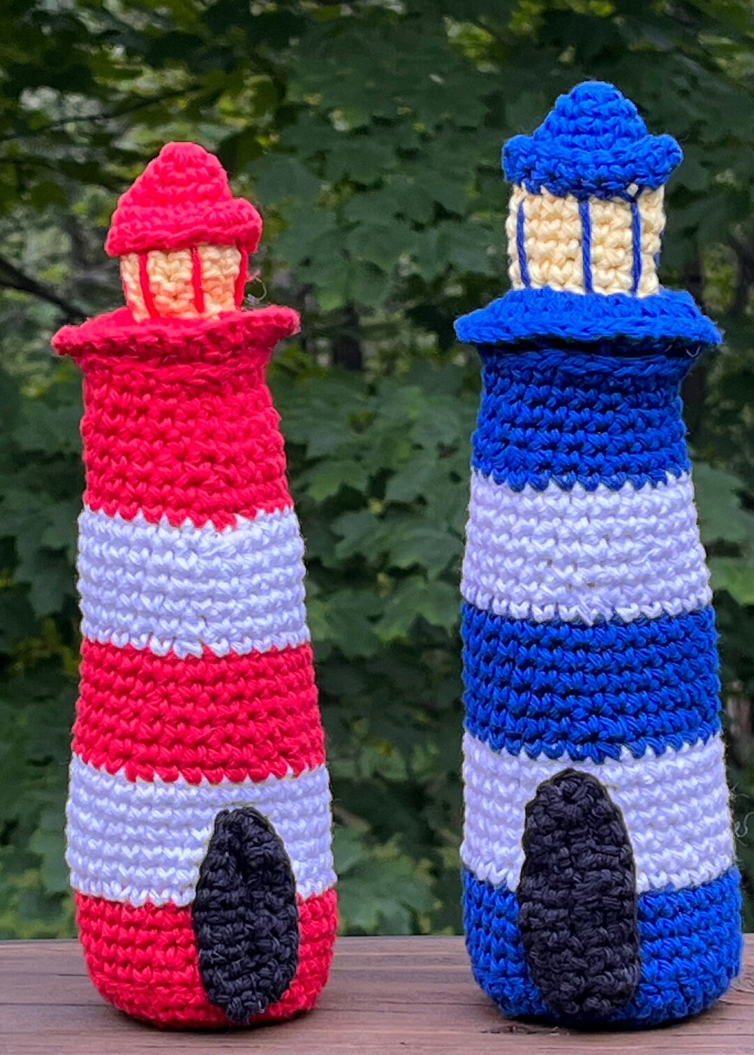 Crochet Lighthouse Lighthouse Plushie Nautical Decor Etsy