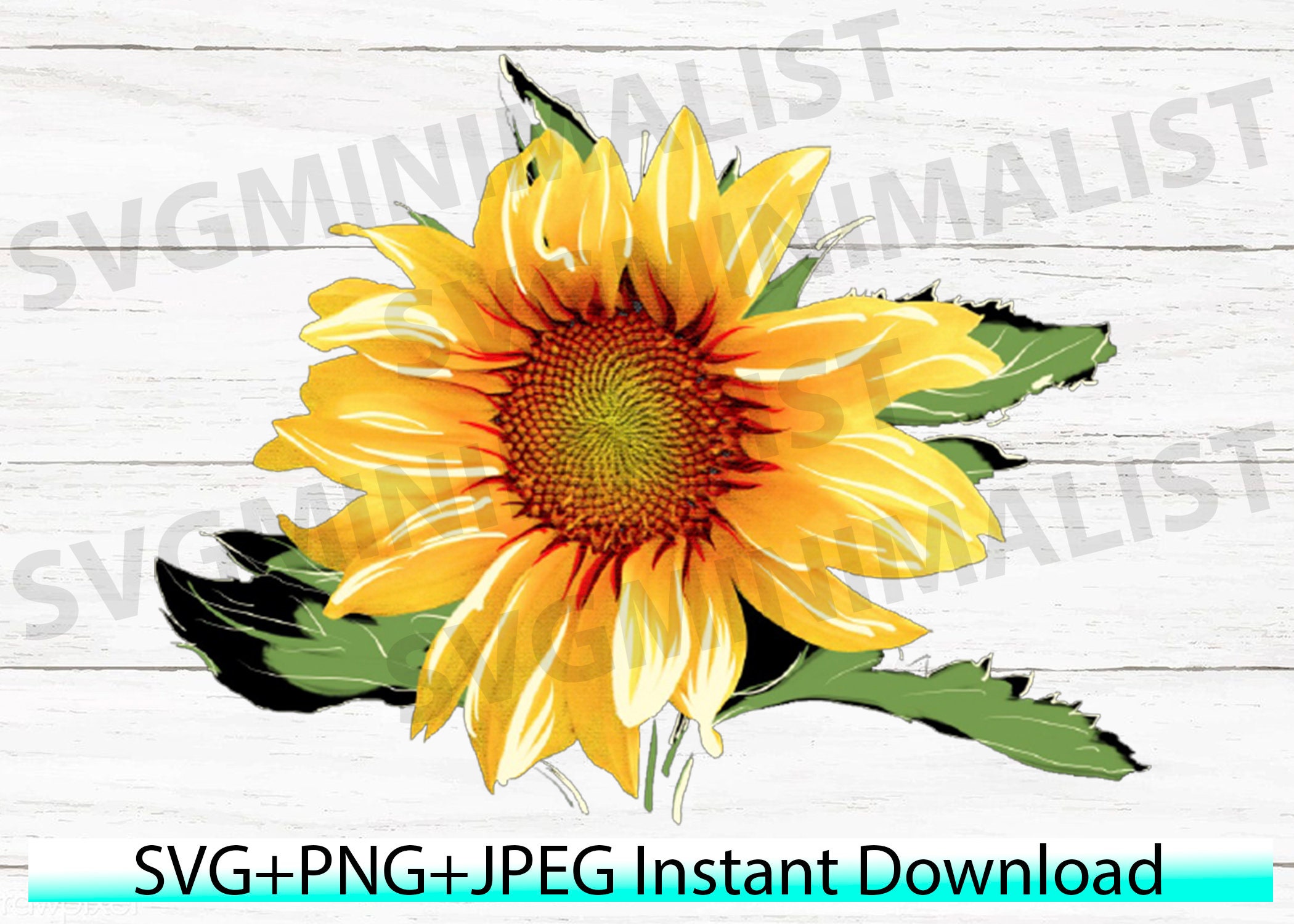 Sunflower SVG PNG JPEG-Cricut-Cutting Files-Flowers Svg | Etsy