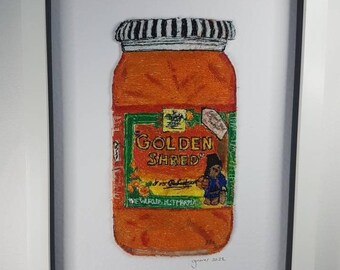 ロバートソンズ ゴールデンシュレッド マーマレード フード刺繍
