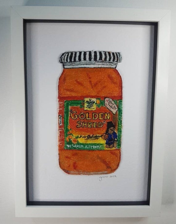 ロバートソンズ ゴールデンシュレッド マーマレード フード刺繍