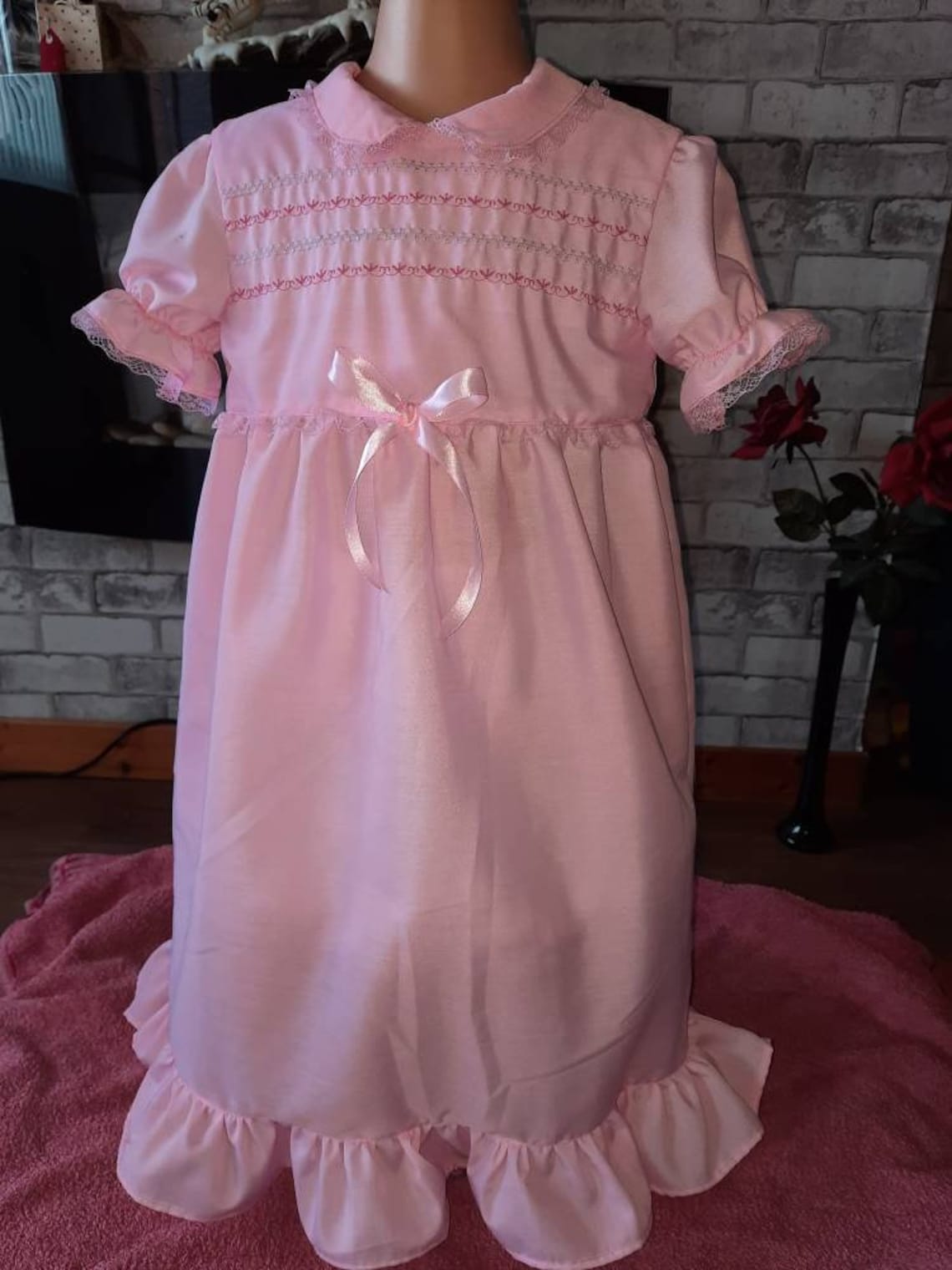 Traditional girls cotton nighties handmade nightgown Etsy
