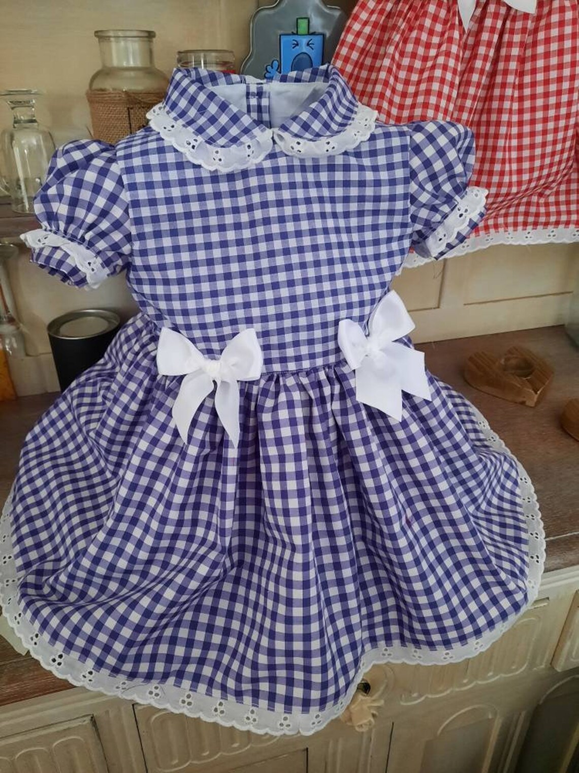 Gingham School Dress School Uniform Gingham Dress Etsy UK