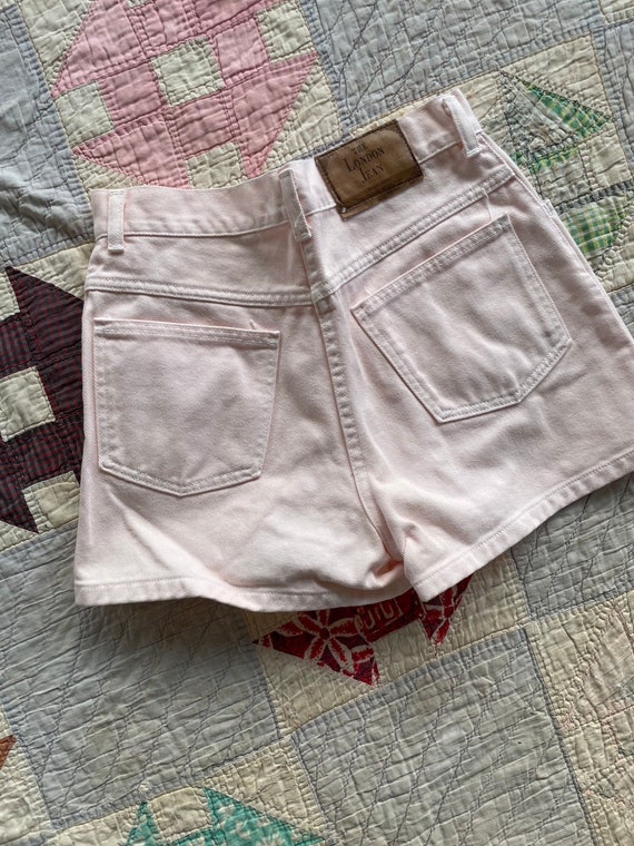 Vintage Pink Denim Shorts - image 6