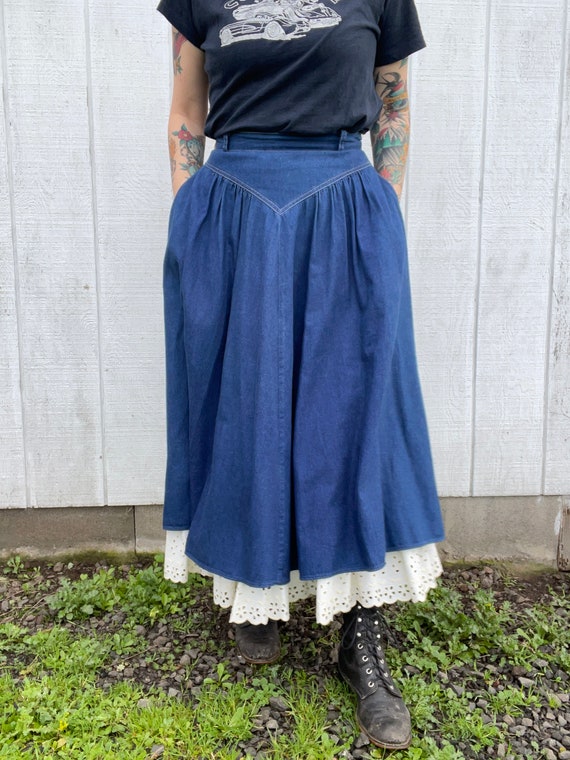 Vintage Western 2-Piece Skirt