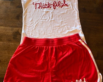 Thick Fil a Shorts - Etsy