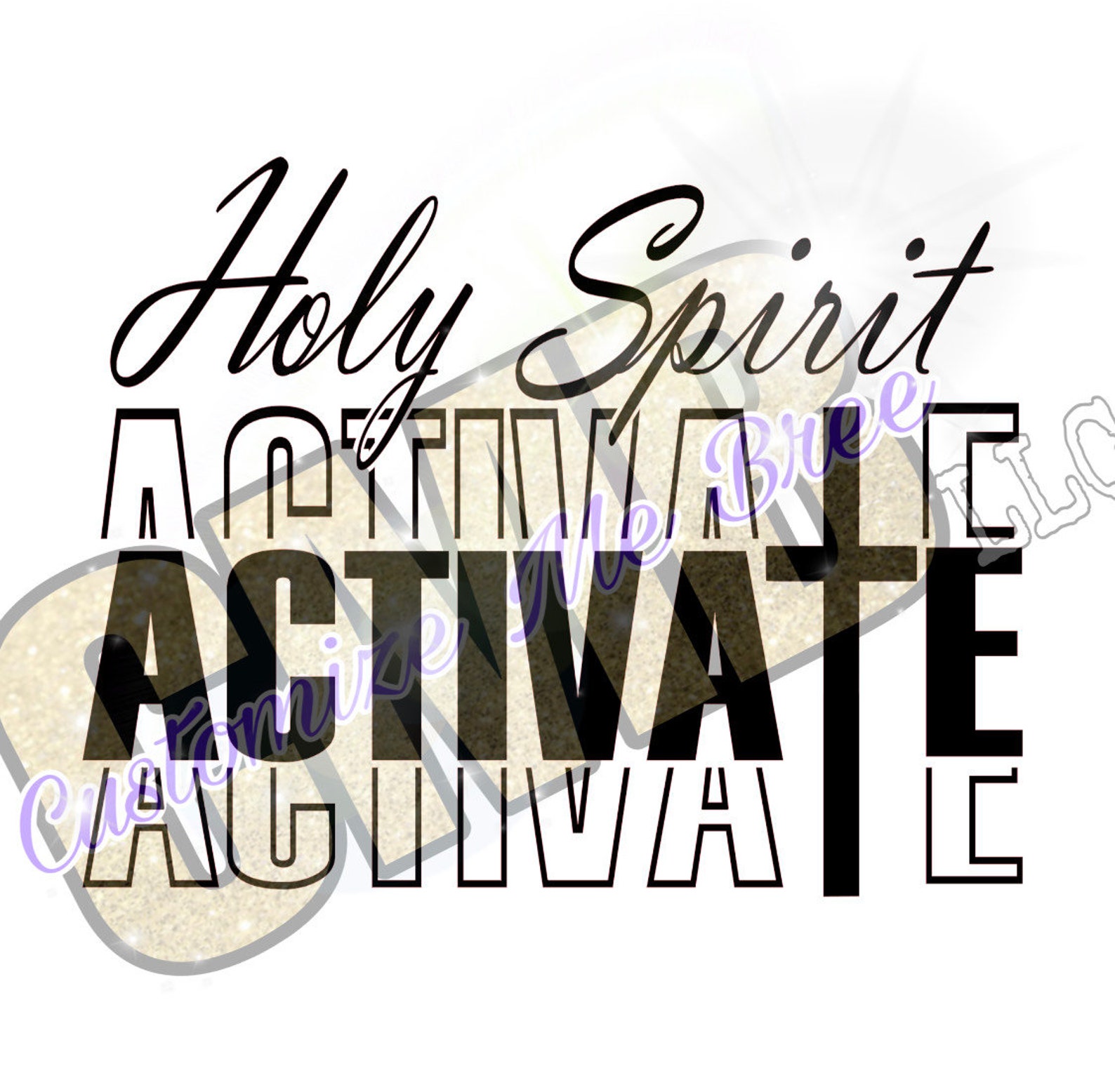 Holy Spirit Activate SVG Tiktok Svg Jesus SVG Christian | Etsy