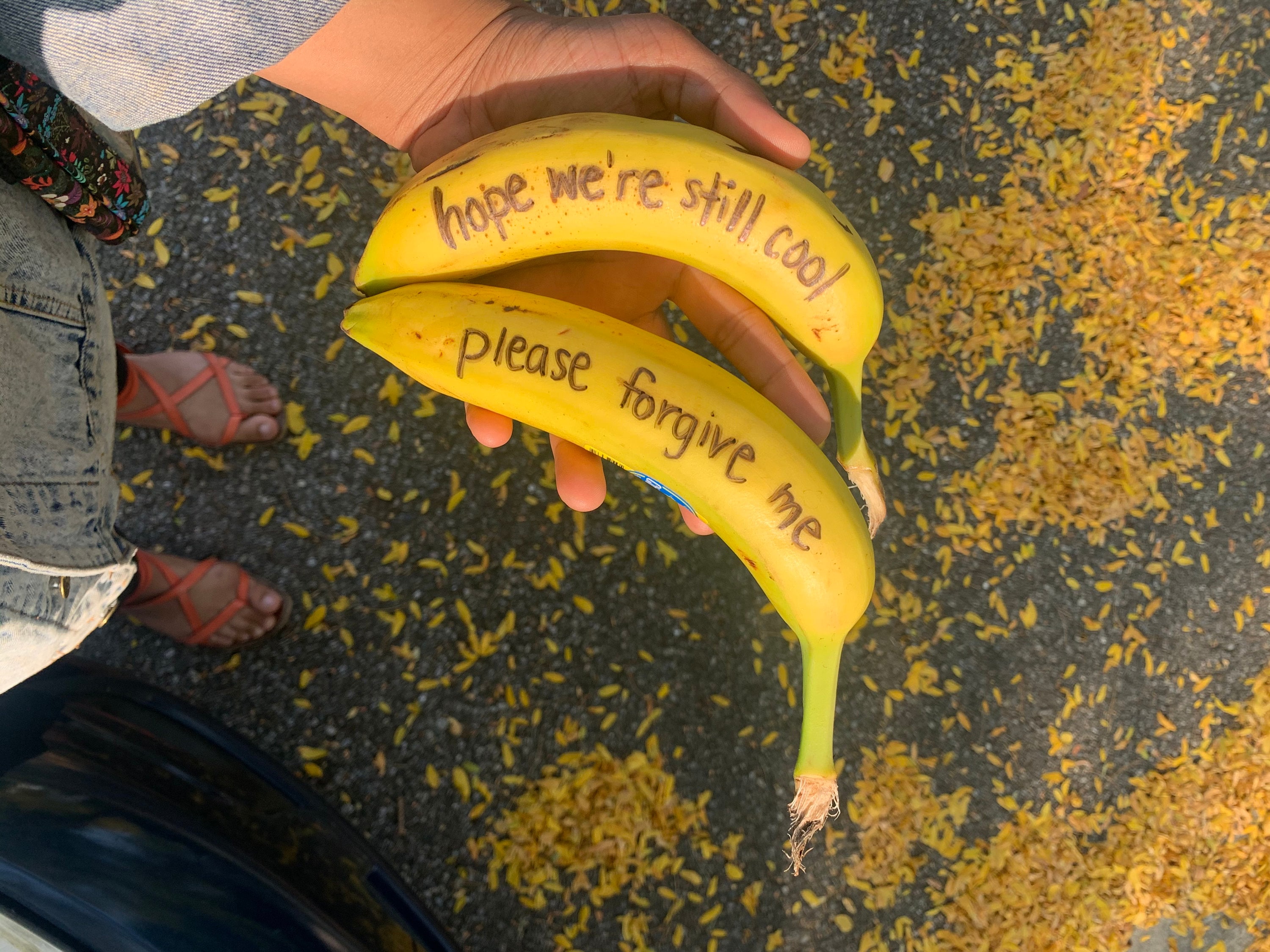 Message on a Banana Etsy