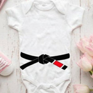 BJJ MMA Jiu Jitsu Belt Onesie bodysuit, Baby Shower Gift, Baby Birthday Gift, Baby Girl, Baby Boy, Unisex Kids Clothing