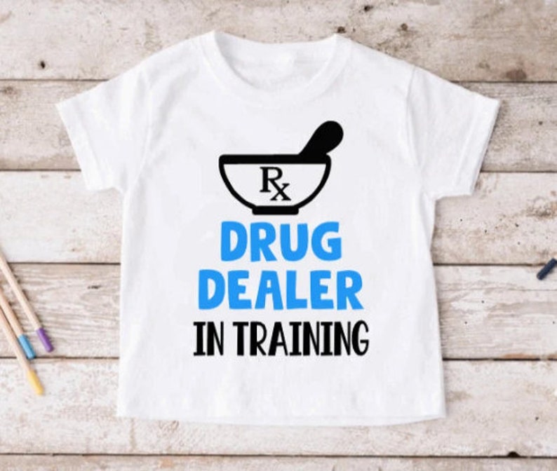 Drug Dealer Future Doctor Pharmacist Onesie Bodysuit, Baby Shower Gift ...