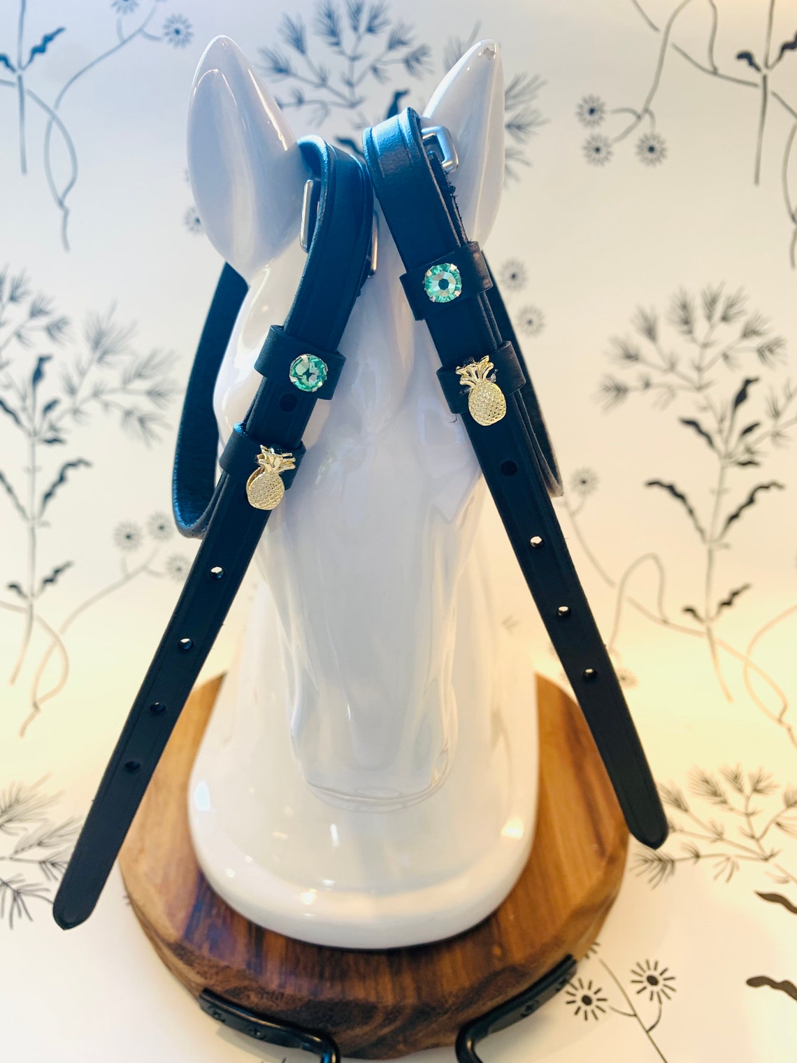 Custom Spur Straps English Leather Etsy