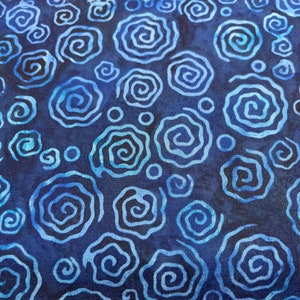 Batik Cobalt Blue Riley Blake TJAPS btcb016 BTY or BTHY