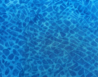 Batik Ocean Blue Chameleon  Anthology Batiks. 865Q-10. BTY or BTHY