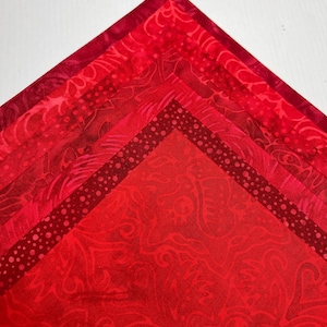 Batik Red Bali Batik Bundle of 7 different red fat quarters. (FQ)