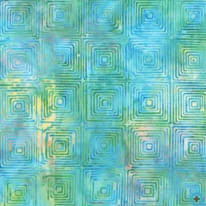 Batik Aqua Labyrinth Anthology Jacqueline de Jong 3604Q-X BTY or BTHY