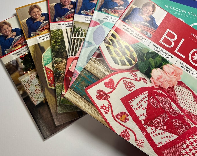 Missouri Star Block Magazines Idea Books Volume 2, Issues 1-6. Out of ...