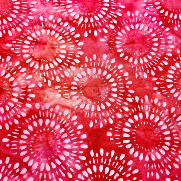 Batik Moodscapes Seed Circles Fuchsia Pink Robert Kaufman BTY or BTHY AMD 20945-108