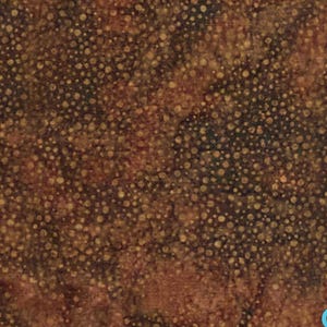 Batik Bubbles Coffee Brown Island Batik Basics BE32-F5. BTY or BTHY. Continuous yardage
