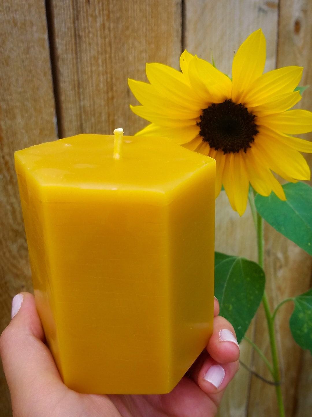 Beeswax Pillar Candles Set of 3 Hand Poured Pure Pacific - Etsy