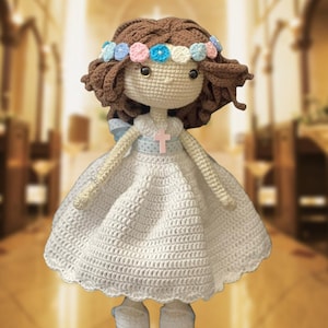 Amigurumi - Boneca Primeira Comunhão