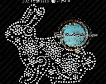 Rhinestone Rabbit - Etsy