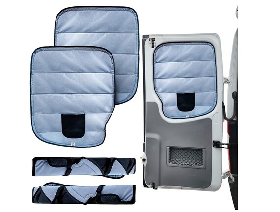 VW T5/T6 Curtain Kit - Left Centre Non-Sliding Door (Premium Blackout)