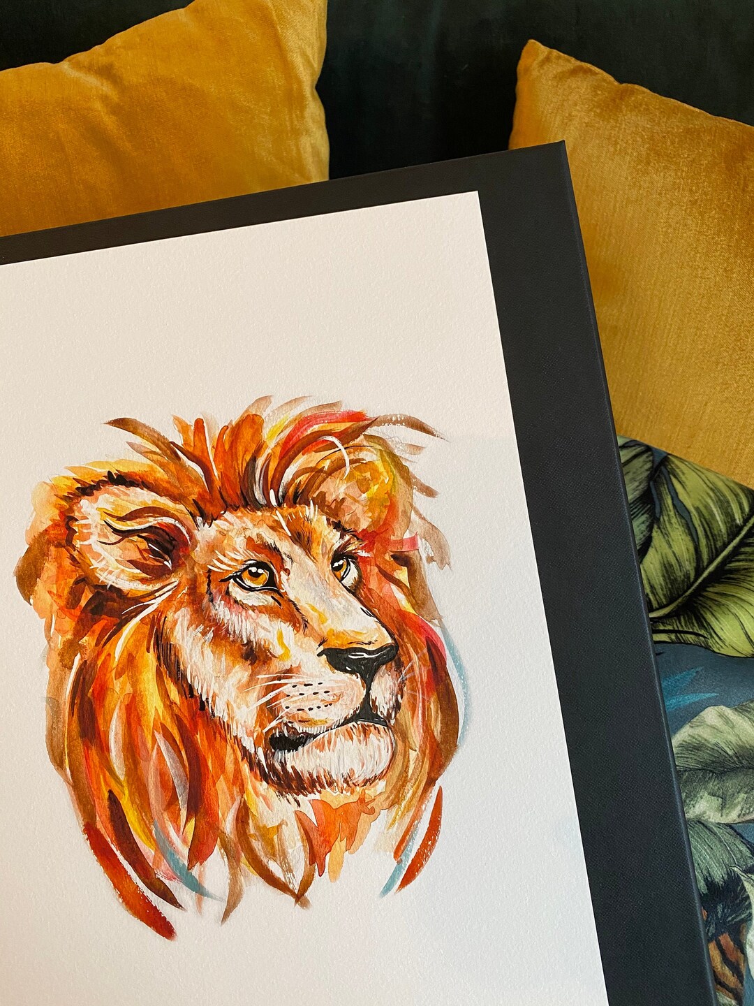 Animal Print aslan the Lion - Etsy
