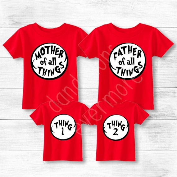 personalized thing 1 shirts