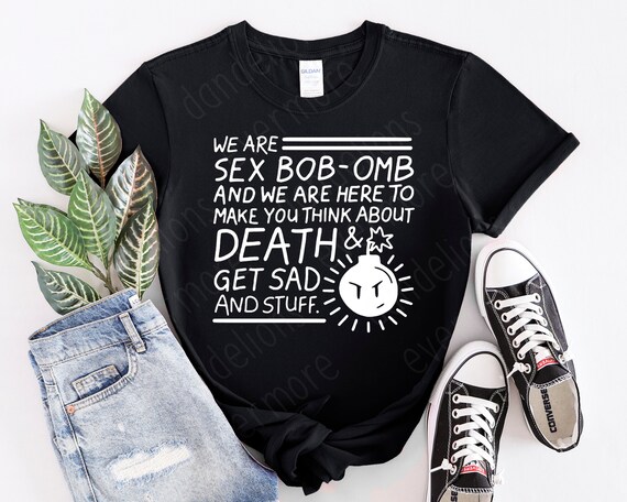 We Are Sex bob omb T shirt Scott Pilgrim T shirt Scott
