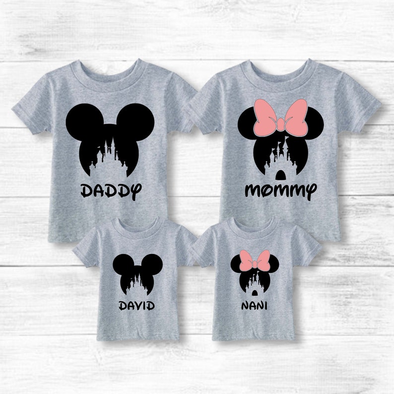 Personalized Disney Family Shirts // Disney Shirts // Etsy