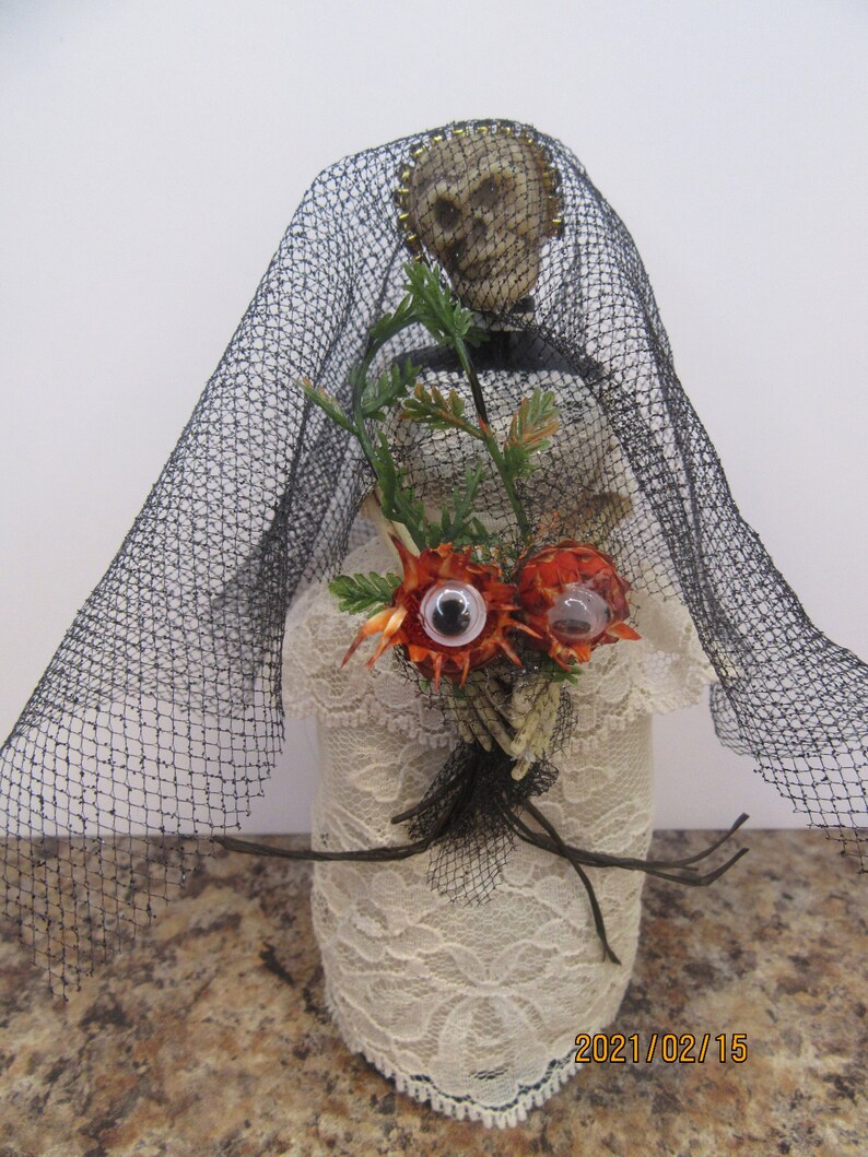 Haunted Halloween dollhouse 1:12 scale Skeleton Bride Doll - dral.regionlima .gob.pe