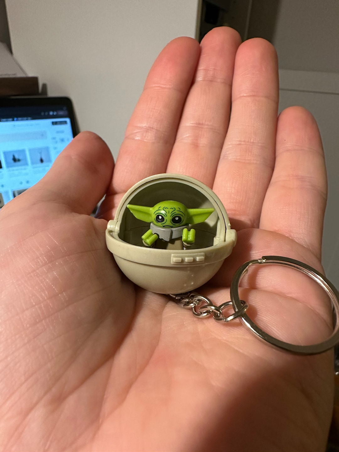 Baby Yoda Keychain Grogu the Mandalorian Etsy