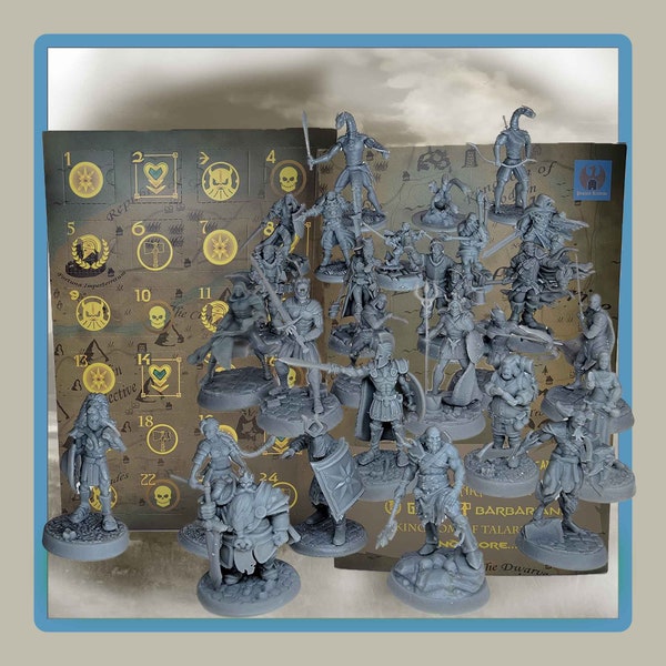 Dungeons and Dragons Advent Calendar Etsy