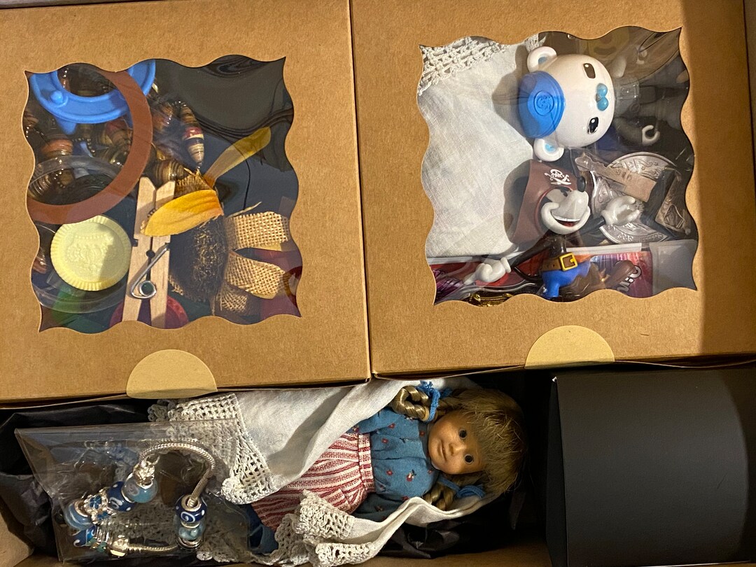 Vintage Doll Kit Junk Drawer Treasure Box Mixed Media DIY Etsy