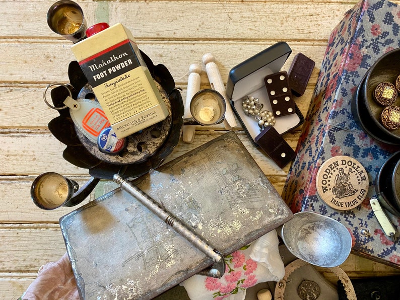 Vintage Grandma's Dresser Curated Decor Junk Drawer Lot - Etsy