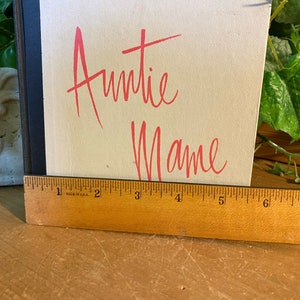 Vintage Auntie Mame Hardcover Book Play By Jerome Lawrence And Robert E Lee Novel By Patrick Dennis Copp Clark Publishing Company 1957 image 3