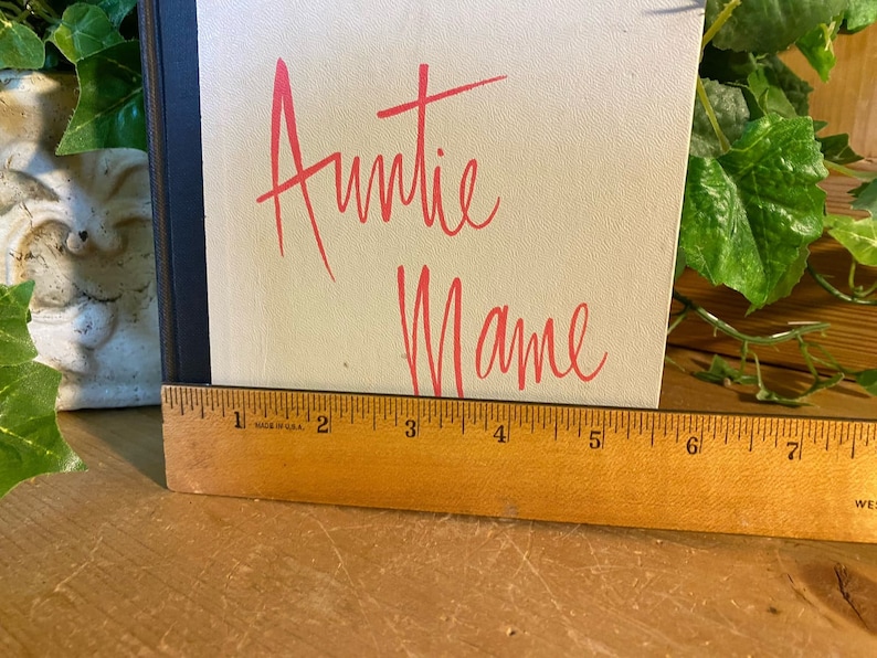 Vintage Auntie Mame Hardcover Book Play By Jerome Lawrence And Robert E Lee Novel By Patrick Dennis Copp Clark Publishing Company 1957 image 3